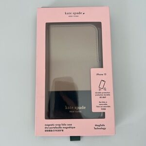 Kate Spade iPhone 13 Magnetic Wrap Folio Case